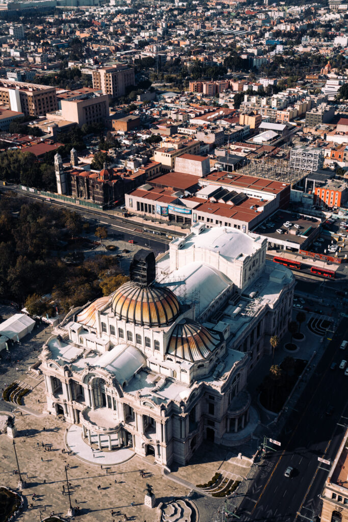 Bellas Artes, view from the Torre Latinamericana