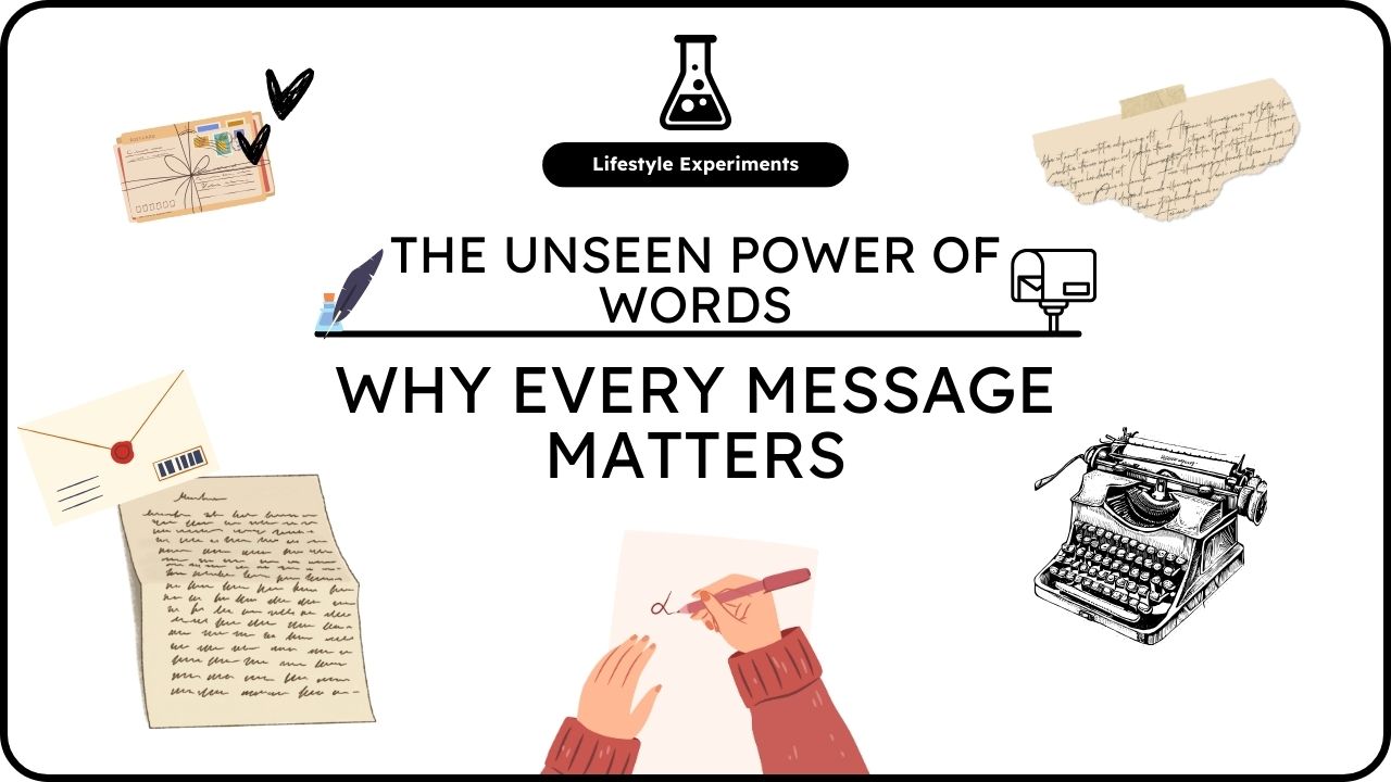 The Unseen Power of Words: Why Every Message Matters
