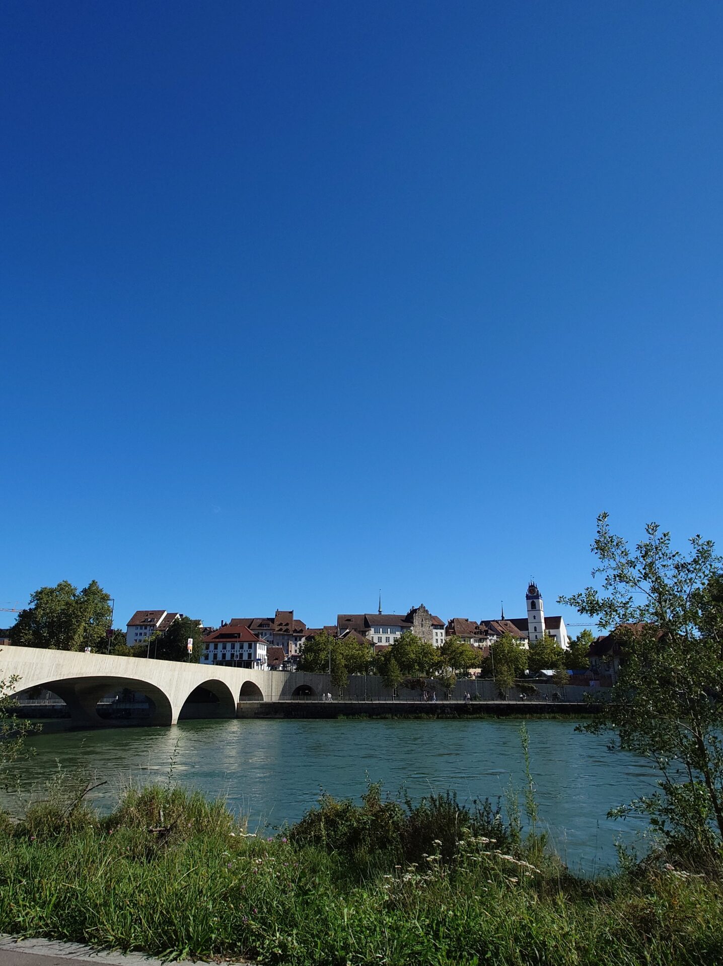 Aare River close to Aarau