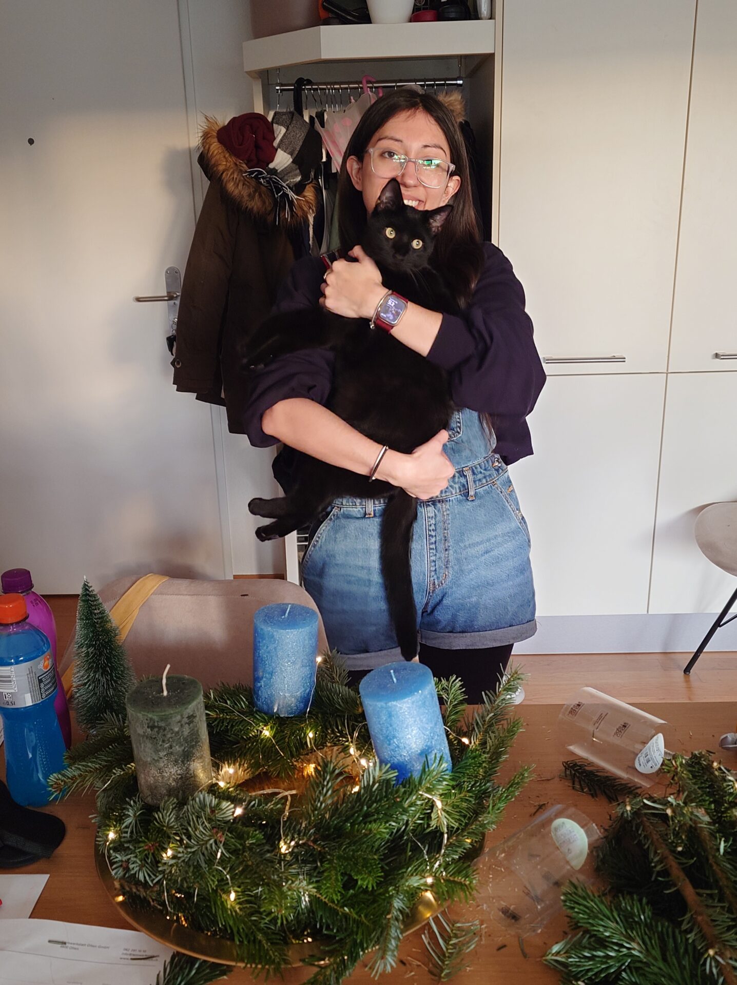 Advents wreath cuddle pause